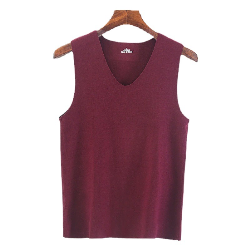 Мужской бесшовный терможилет на флисовой подкладке для осени и зимы, утепленный жилет, базовая рубашка для ношения под одеждой, можно носить как верхнюю одежду, доступен для дропшиппинга.