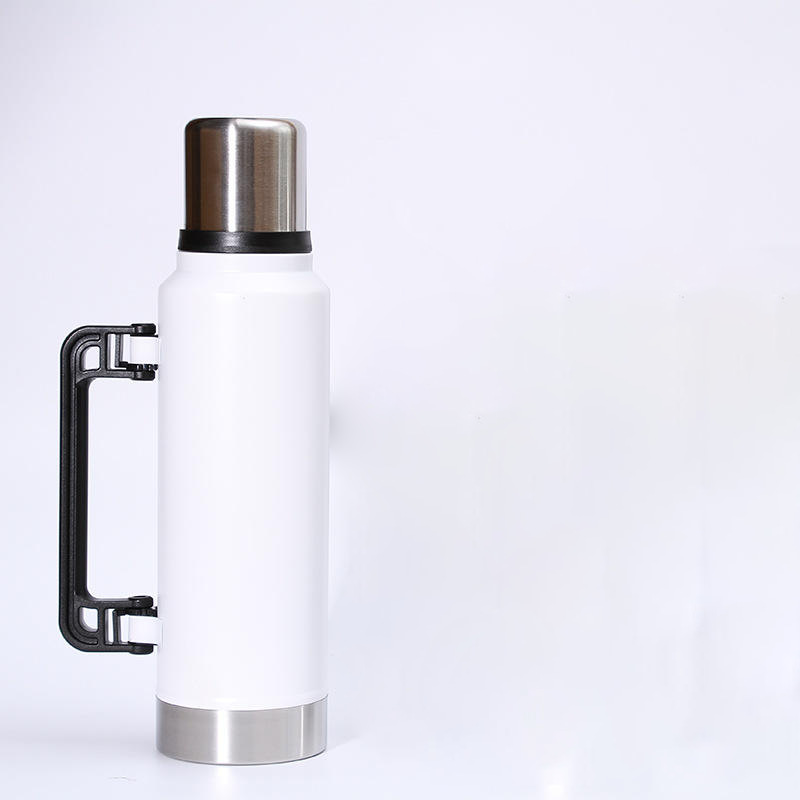 Transfronterizo 304 taza de acero inoxidable de doble capa de gran capacidad de viaje portátil al aire libre taza de aislamiento grande al por mayor image 7