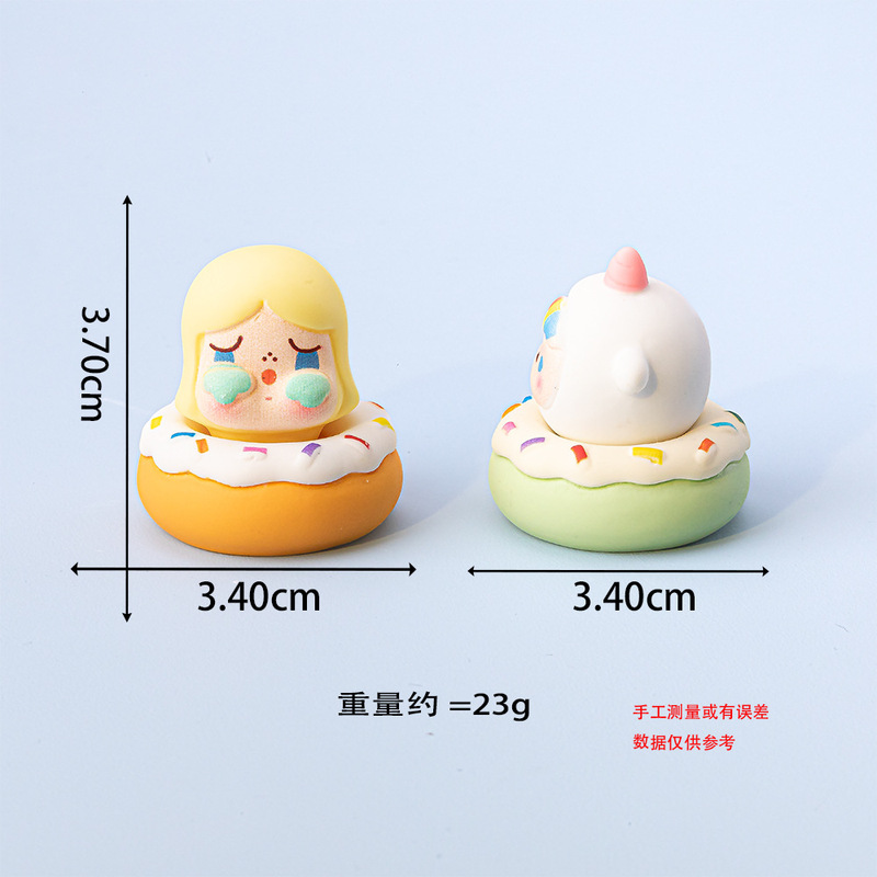 バブルドーナツかわいい diy アクセサリー携帯電話チェーンアクセサリーミニチュア食品おもちゃペンダント立体樹脂装飾品卸売|undefined