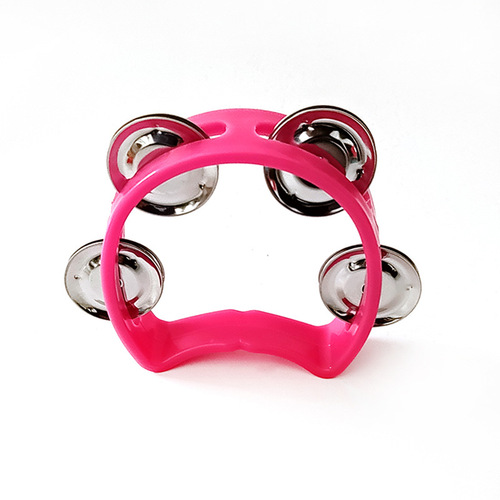 Small Four Bell Circle Orff Musical Instrument Teaching Aids Handbell Children Stage Interactive Performance Accompaniment Single Row Handbell