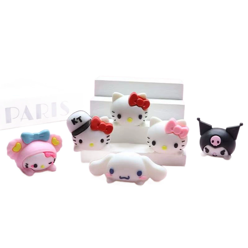 Sanrio, cartoon decorations, three dimensional doll, DIY, in 3d format