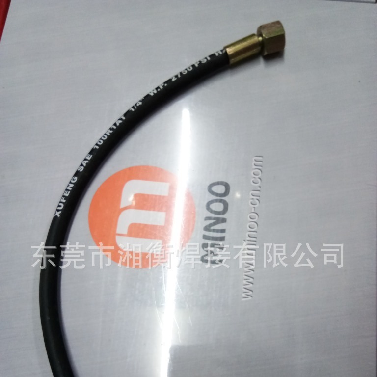 氩弧焊过气连接管充气接头大瓶过小气瓶高压钢丝过气管50公分/1米