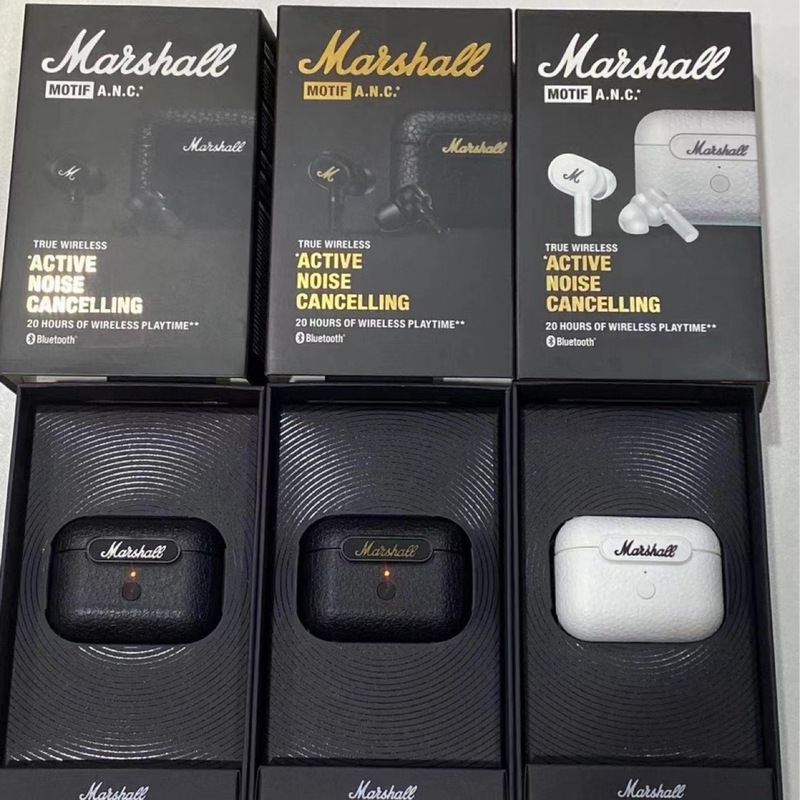 マーシャルMARSHAL MINOR ANCワイヤレスbluetoothイヤホンには、ノイズインイヤースポーツ耳栓M4が付属しています|undefined