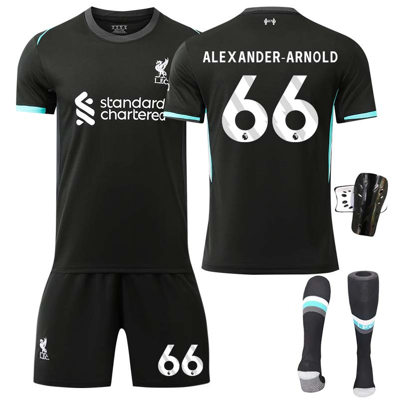 2425 Liverpool fuera de casa 11 Salah camiseta set 66 Arnold 3 Endo Air 9 Firmino camiseta de fútbol