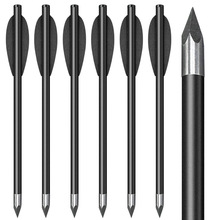 6.2英寸弩箭6mm直径铝杆钢头成年人专用户外狩猎狙击弩镖跨境新品