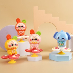 Baby sucker turn music baby table toy cartoon children's top 0 1 year old 2 can chew 6 months puzzle