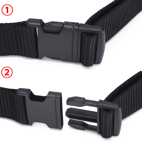 Cross-border nylon belt for men with buckle for outdoor sports, metal-free, hypoallergenic tactical belt, casual Korean style, breathable