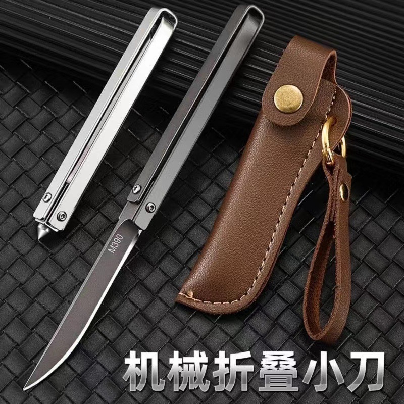 ネットセレブ向け折りたたみ式小型ナイフ、家庭用フルーツナイフ、屋外用ステンレス製、鞘付き、携帯用、鋭利、多機能|undefined