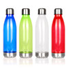 Amazon Plastic Cup Stainless Steel Steel Lid Cola Bottle Outdoor Sports Water Cup portable large capacity water bottle