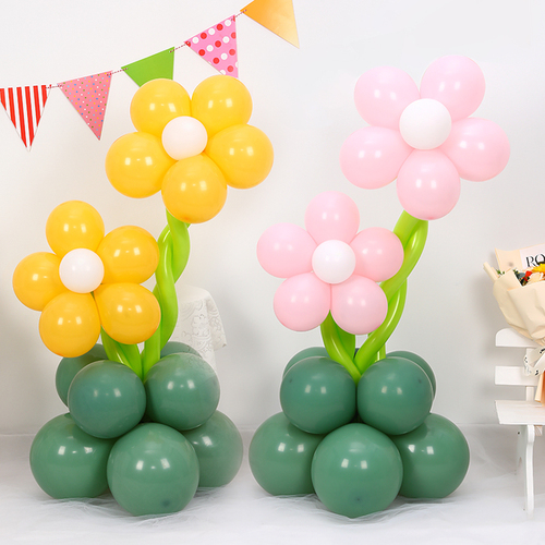 2024 New Flower Bouquet Children's Flower Pillar Kindergarten Decoration Photo Birthday Party Scene Decoration