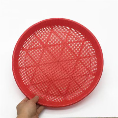 プラスチック円形ふるい面羅網ふるい面粉ふるいフィルター網漏れトウモロコシふるい穀物干しふるいと箕米ふるい