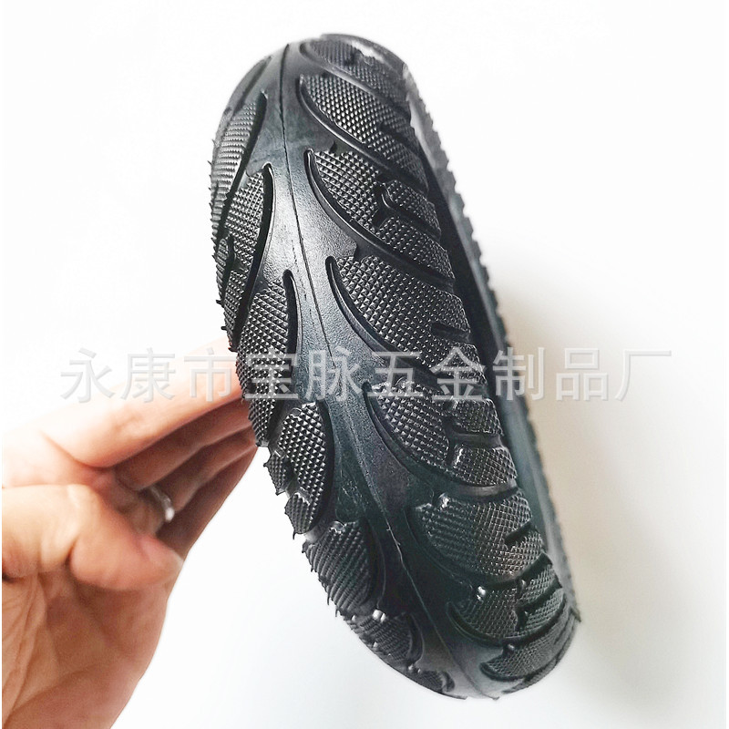 8寸电动滑板车后轮电机轮毂实心轮胎200*50 升特电机后轮实心胎