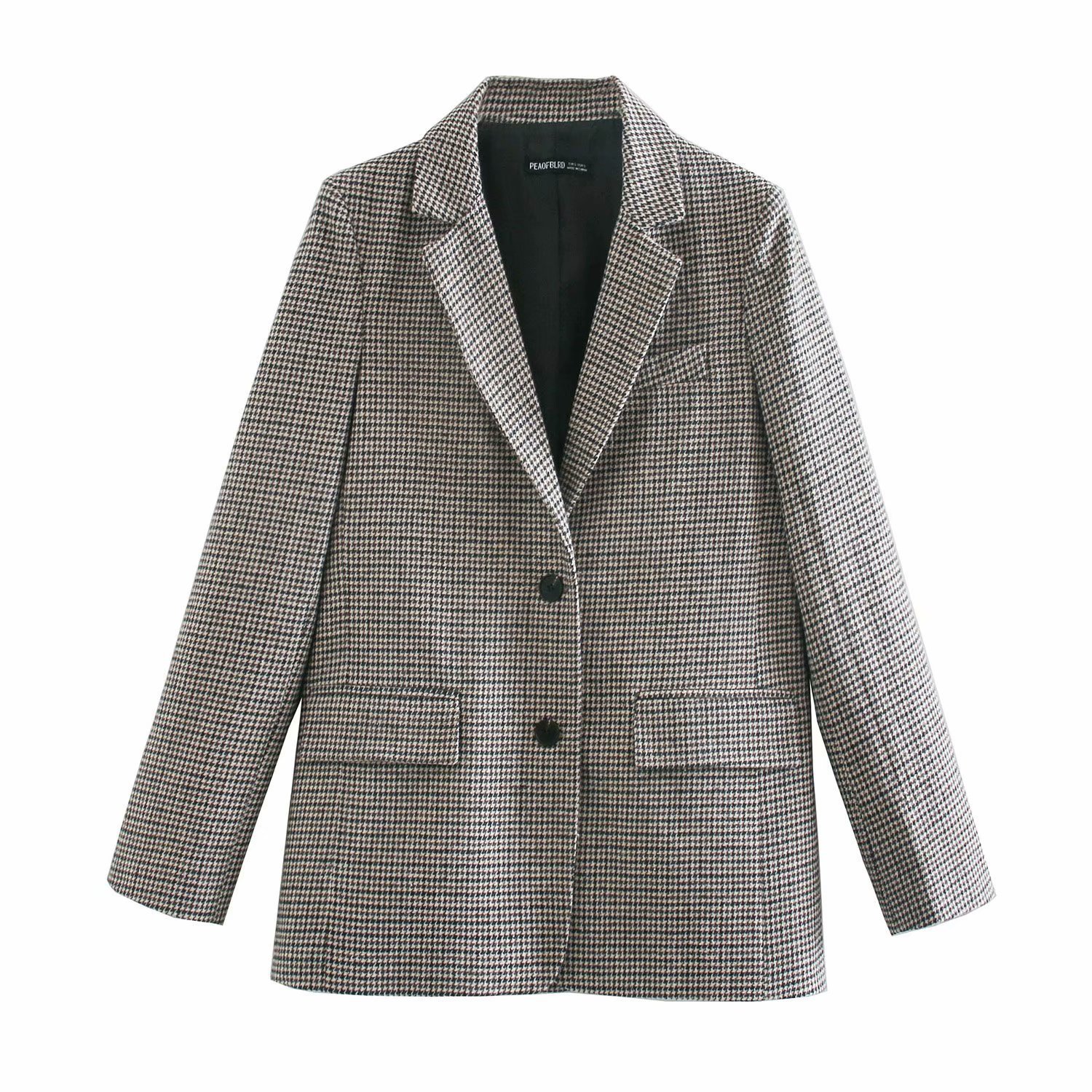 new houndstooth casual suit jacket  NSAM30503