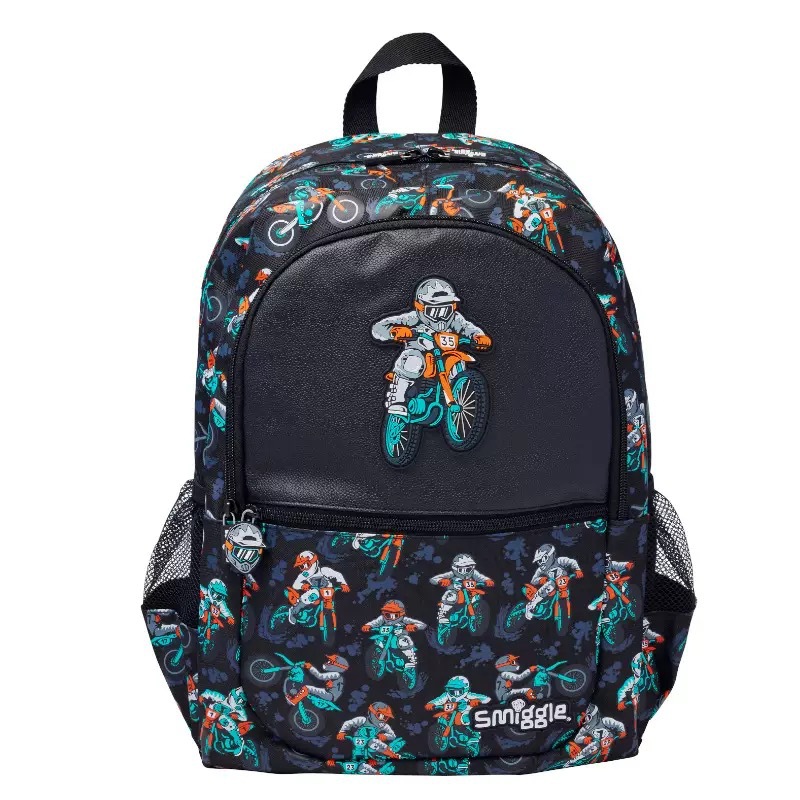 Australia smiggle niños mochila de dibujos animados mochila de hombro de gran capacidad para motociclistas bolsas de comidas caja de comidas