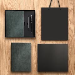 小批量定製筆記本禮盒套裝送客戶高檔商務禮品A5辦公記事本子批發