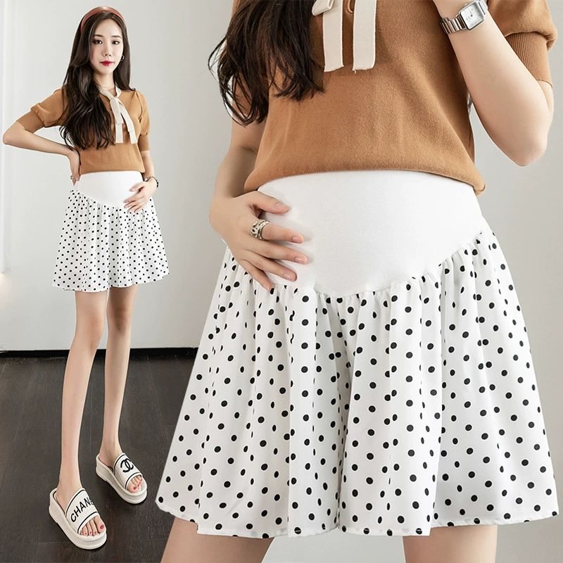 Comfortable thin shiffon shorts for pregnant, trousers for leisure, leggings, oversize