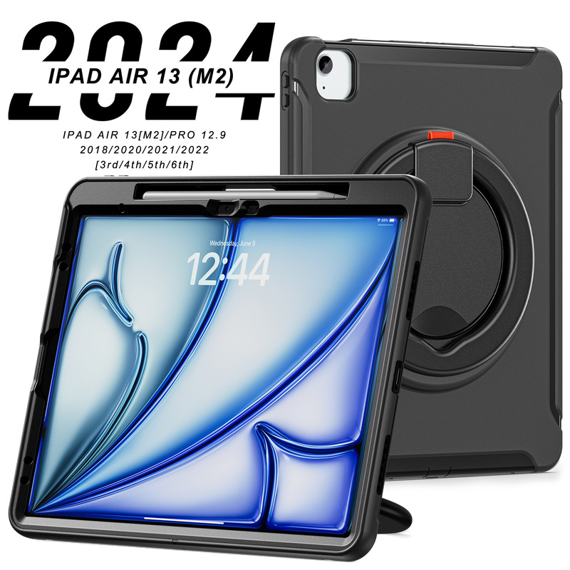 Air6Th 13“ 2024/for iPad Air 13 2025 M3 Adsorption Pen Slot Tablet Protective Case