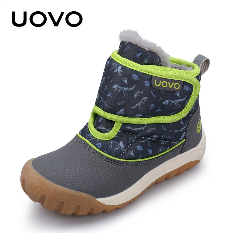 Детские зимние ботинки UOVO утеплённые на флисе для мальчиков и девочек