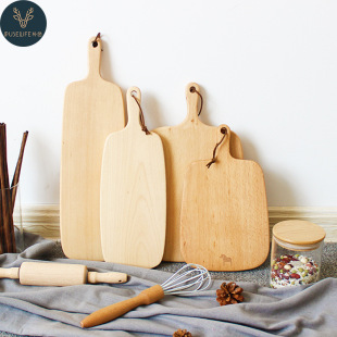 Japanese Beech Chopping Board Kitchen Cutting Board Baking Bread Board Fruit Board Wooden Sushi Pizza Chopping Board Tray
