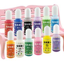 10ml�����R����������ɫɫ��ˮ�����z����ɫ��diy�h����֬�{ɫȾ