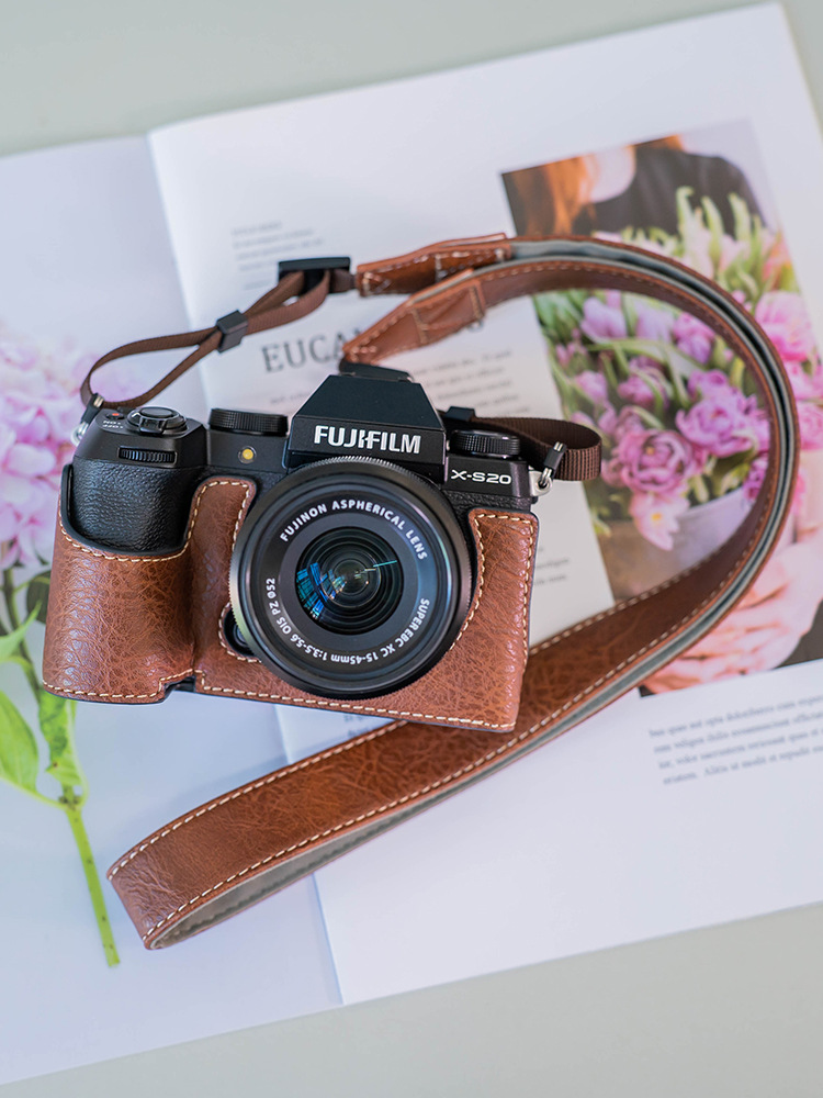 Funda protectora Fuji XS20 Bolsa para cámara XS10 Funda de cuero de segunda generación XH2S Bolsa base XT5X100VI Accesorios
