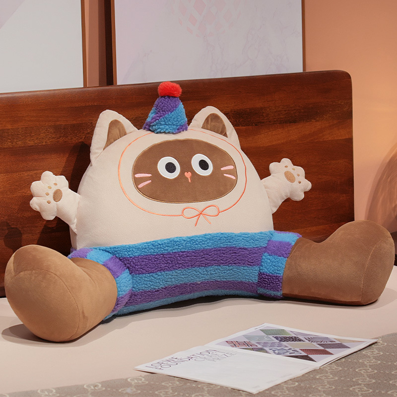 Bolsa de cabezal de cama, cojín de respaldo grande para la cama, protector de cintura contra el sofá, almohada de decoración del dormitorio, asiento de oficina, almohada de cintura