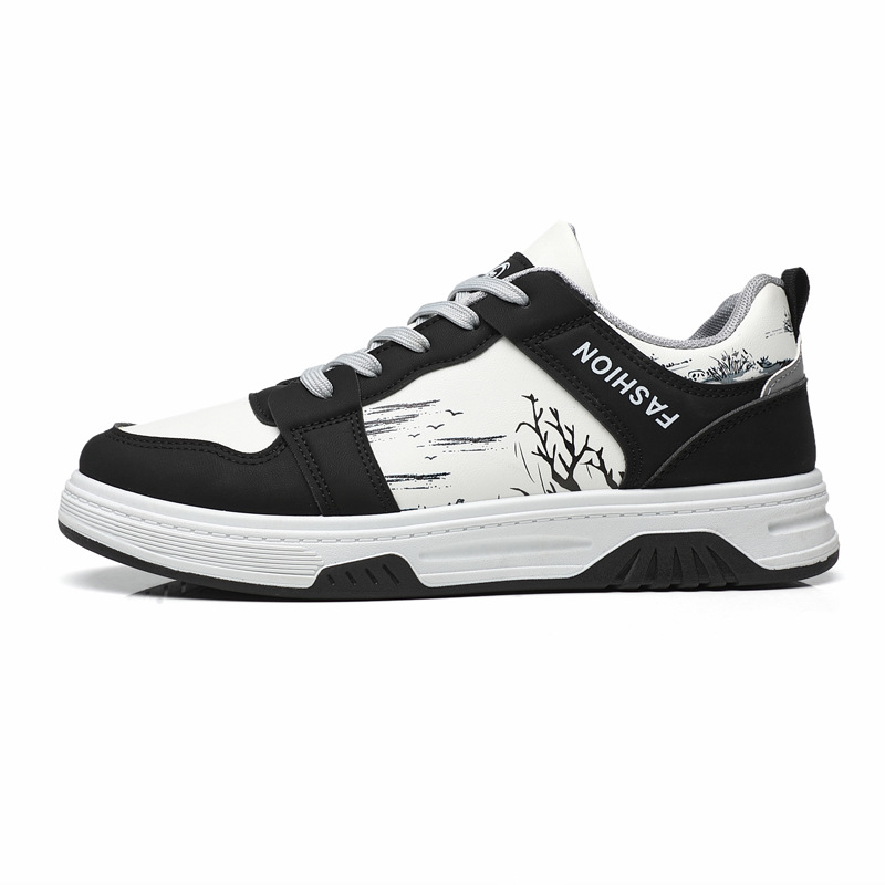 Zapatos de plataforma de todo fósforo de moda nuevos zapatos de primavera para hombres nuevos zapatos blancos transpirables zapatos de moda de ocio deportivo para hombres