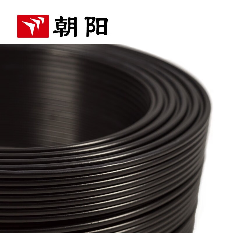 Chaoyang cable ZB-RVV cable de alimentación cable de chaqueta negra cable de cobre estándar nacional 3 núcleos 6 cuadrados 100