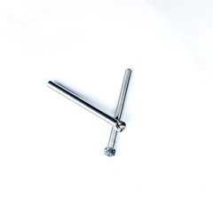 鎢鋼旋轉銼電磨配件鎢鋼滾磨刀D0807M06合金磨頭餘姚產圓球型