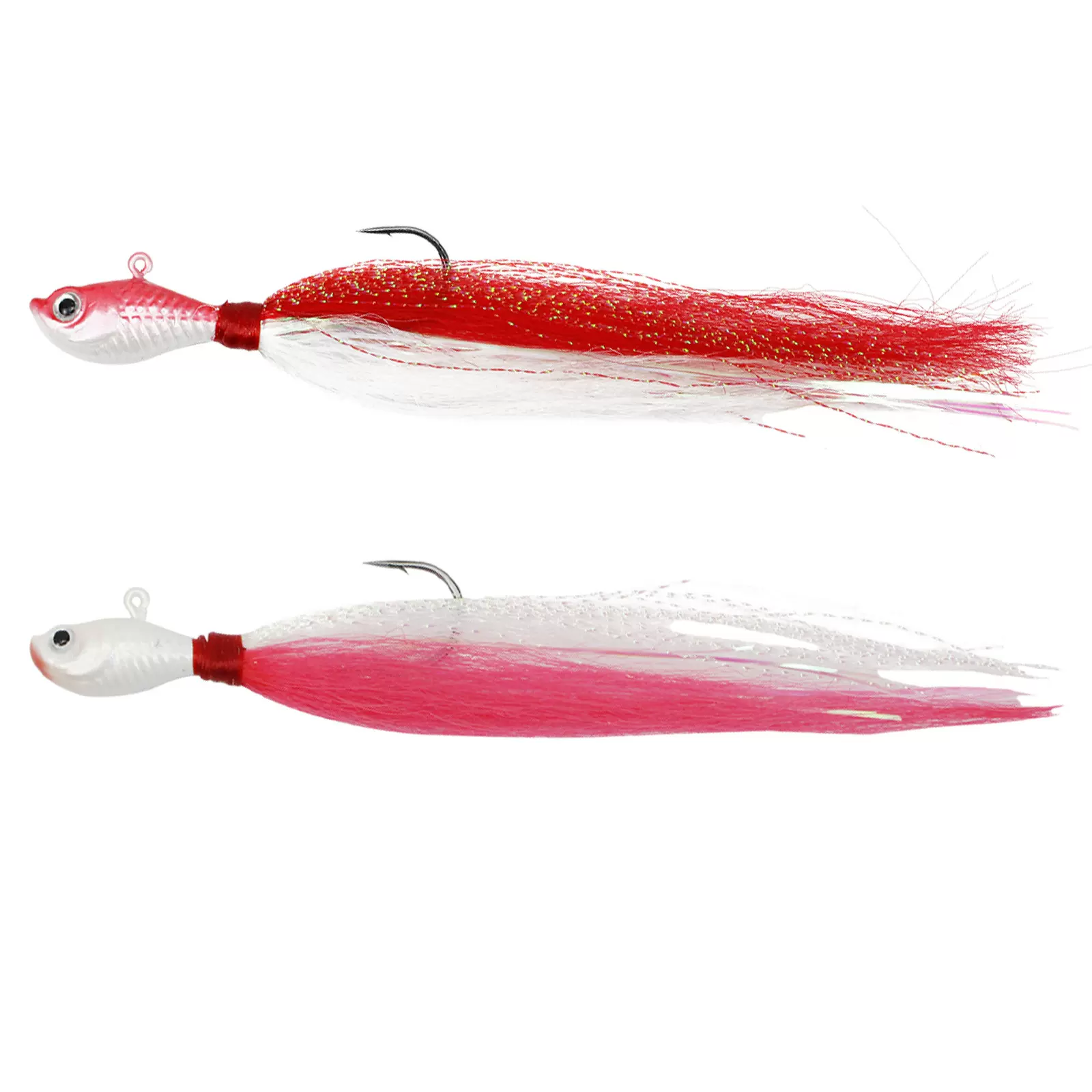 猎高路亚铅头钩仿鹿毛鱼头钩垂钓假鱼饵跨境鱼钩远投船钓海钓路亚