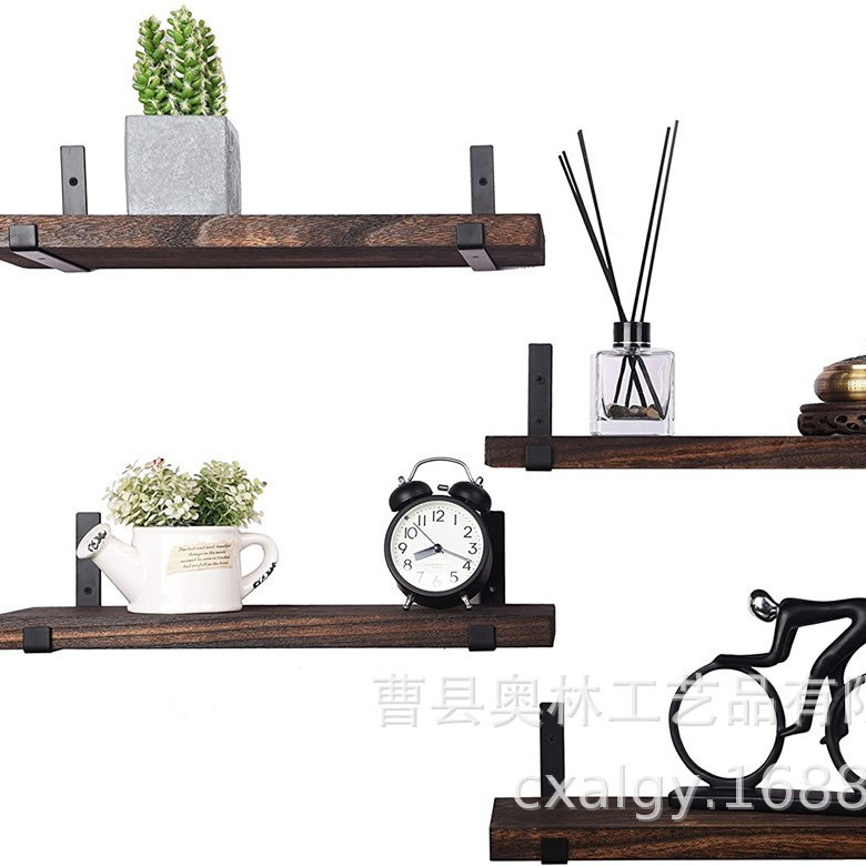 Estante multifuncional montado en la pared Estante de una palabra Estante de pared flotante Estante de pared Libro Marco DE FOTOS Pantalla Estante de almacenamiento Fábrica