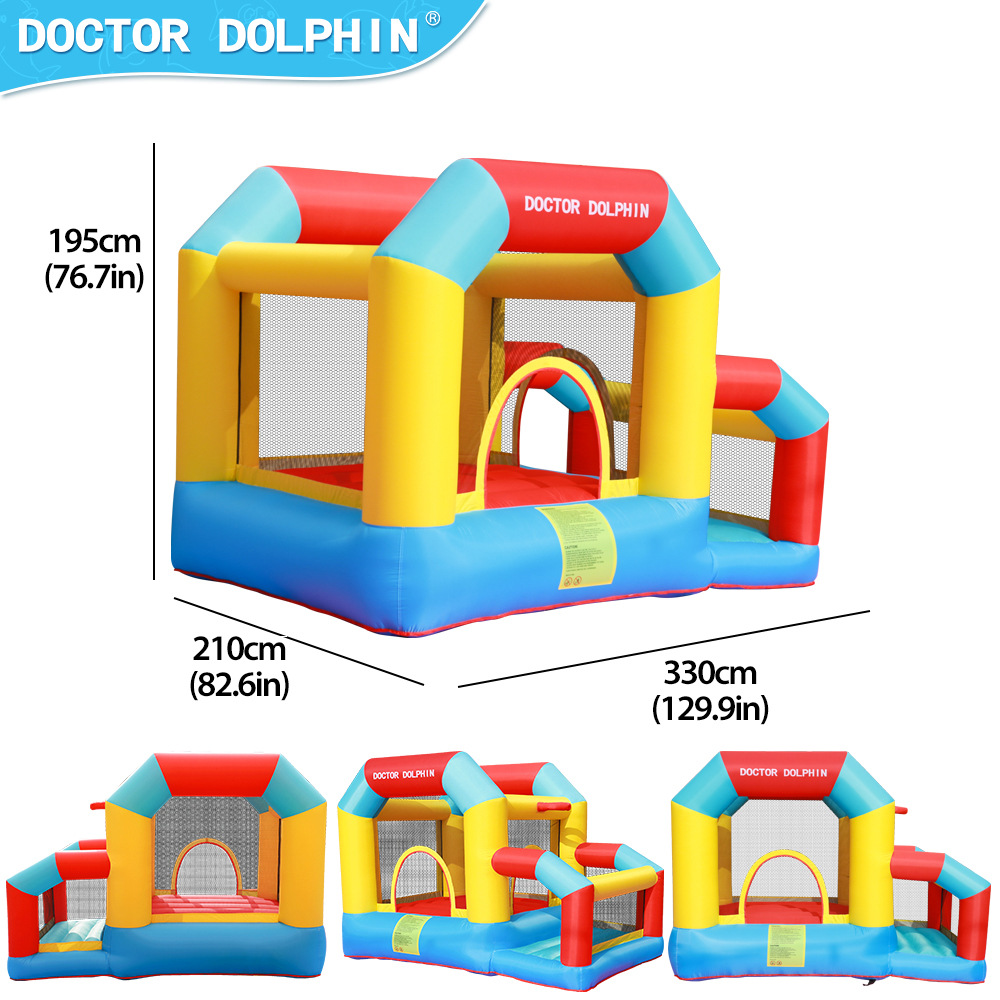 Castillo inflable pequeño, trampolín inflable pequeño para interiores, trampolín inflable de tela Oxford para juegos infantiles, venta al por mayor