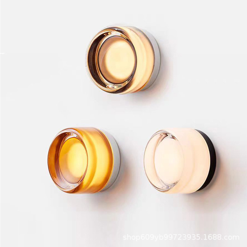 Pasillo minimalista lámpara de pared de cama decoración redonda lámpara de pared de fondo balcón moderno escalera de entrada lámpara de pared LED