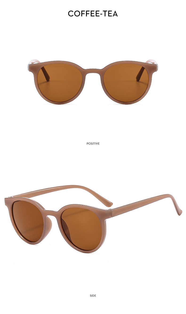 Grey, Brown, Black Color Fashion Geometric PC UV400 Protection Oval Frame Full Frame Women's Sunglasses