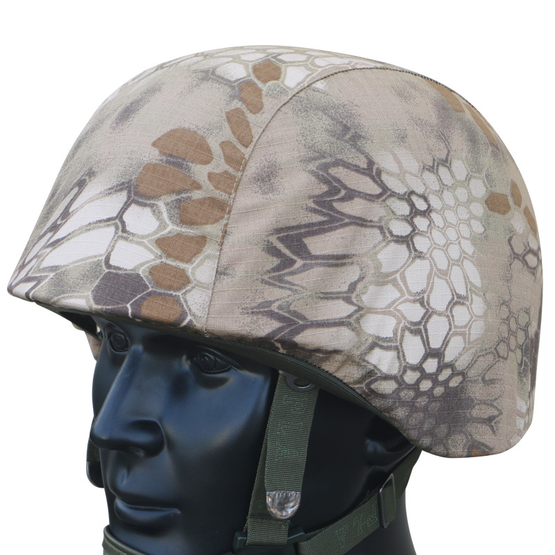 03 Kevlar casco nuevo camuflaje táctico cubierta de casco gancho elástico entrenamiento protector cubierta de casco de acero stock