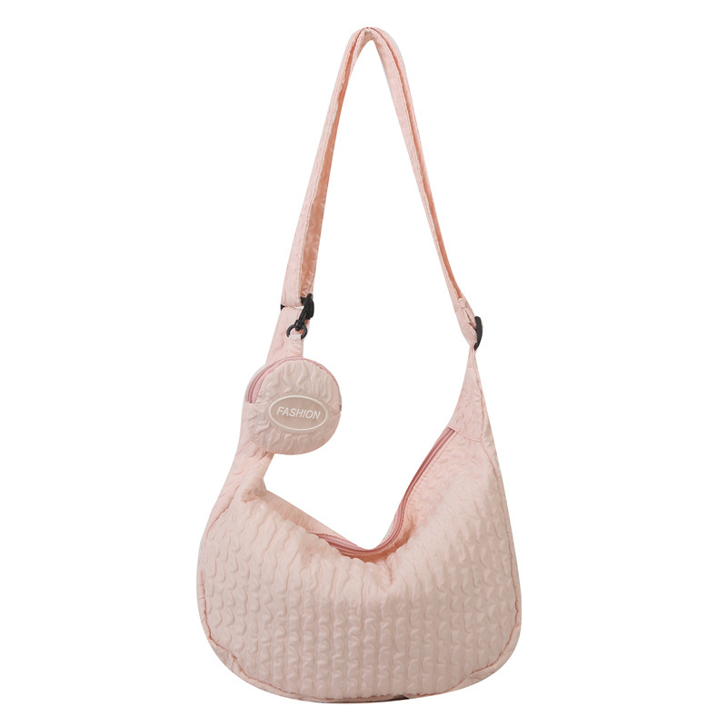 Bolso de mano de moda simple de las mujeres de las axilas de cercanías casual pequeña bolsa 2023 estilo coreano nicho diseño textura bolso de hombro