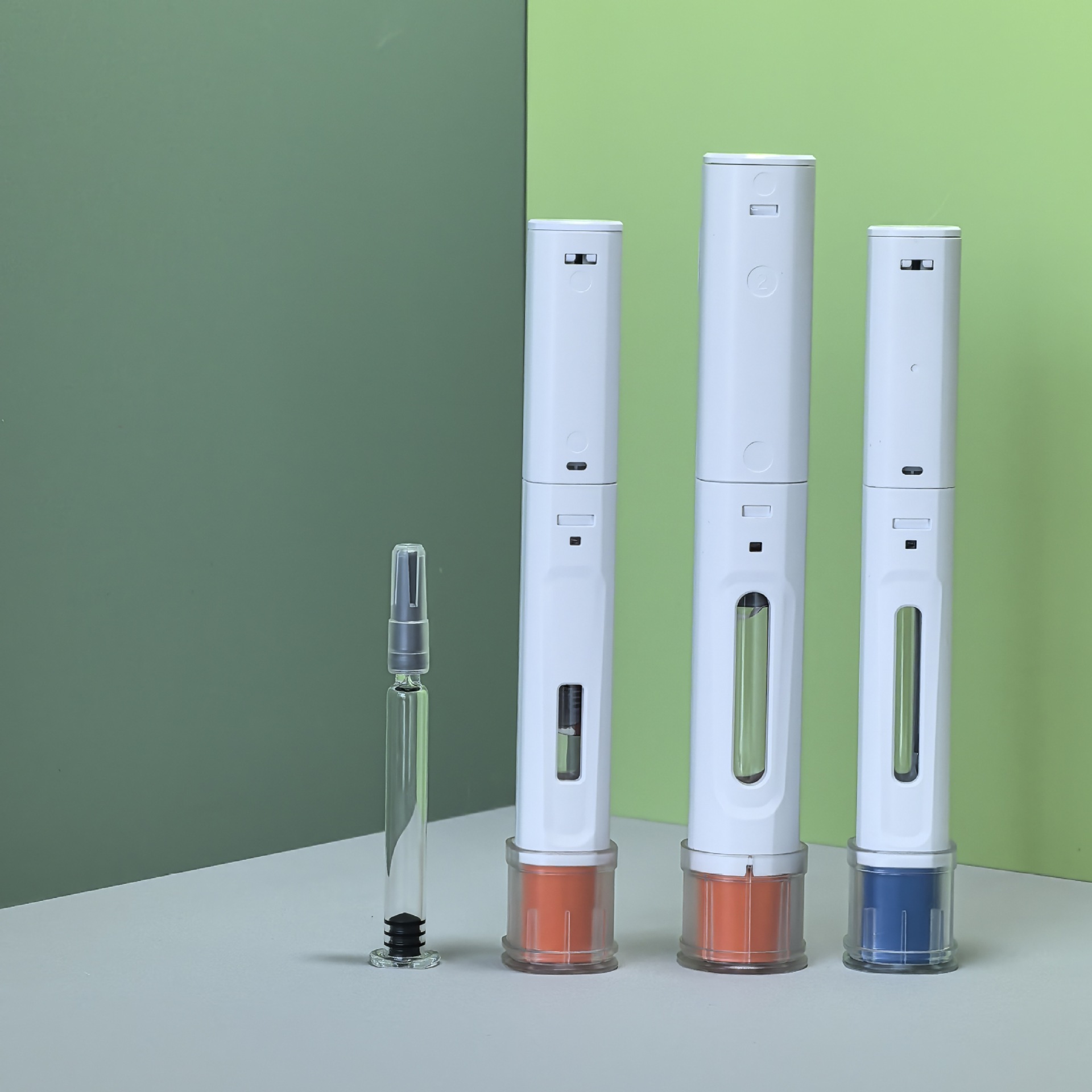 单次自动注射笔适配1.0mL/2.25mL PFS，高效易操作|ru