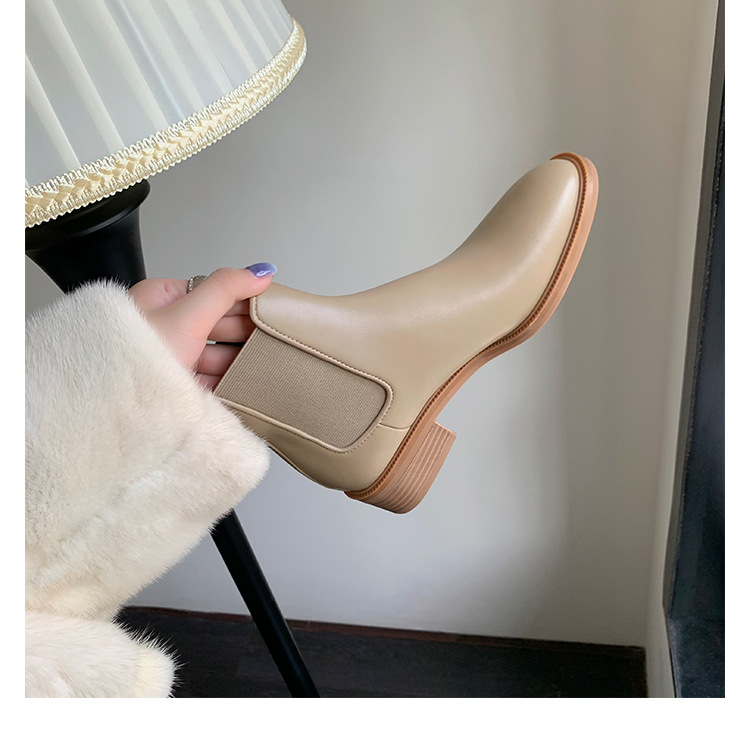 Cizme până la genunchi, blană artificială, sintetice, elegante, boeme, toc stiletto, vârf pătrat, vârf ascuțit, cataramă, cizme de zi cu zi, fără mâneci_voghion.com