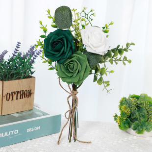 Mori-style artificial flower bride holding flower creative wedding decoration plastic fake flower pe foam home flower arrangement ornaments
