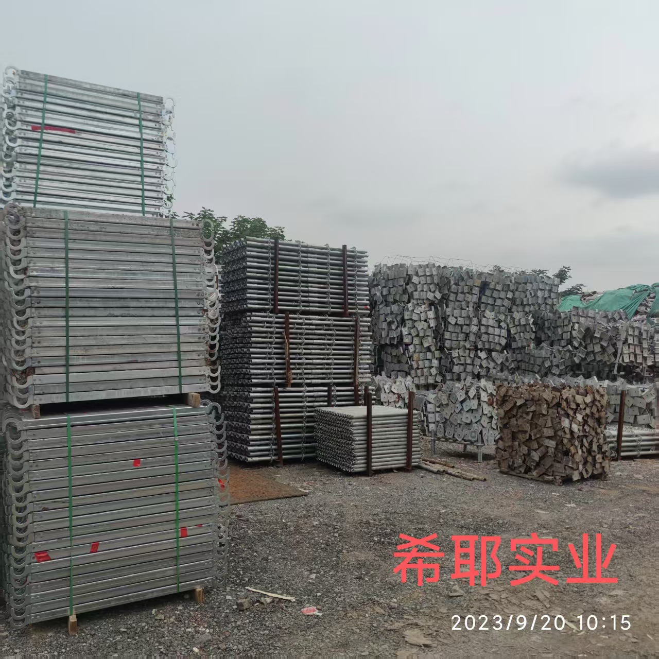 盘扣租赁站镀锌钢管方管顶托出租可双包脚手架拆卸脚手架双包架子