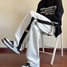 春秋新款休闲裤2025夏季百搭中大童韩版爆款宽松直筒裤女孩潮
