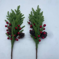 クリスマス装飾花束DIY花輪クリスマスツリーと祝日のシミュレーション松果部品