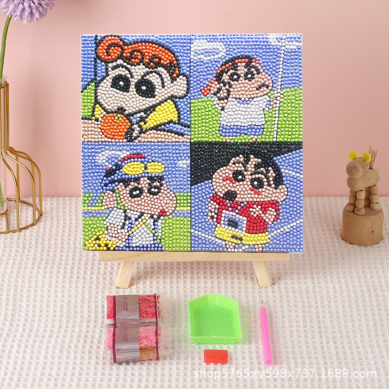 Los nuevos niños de diamante completo pintura Mesa decoración hecha a mano diversión DIY pegado diamante coolomi diamante pegatinas al por mayor