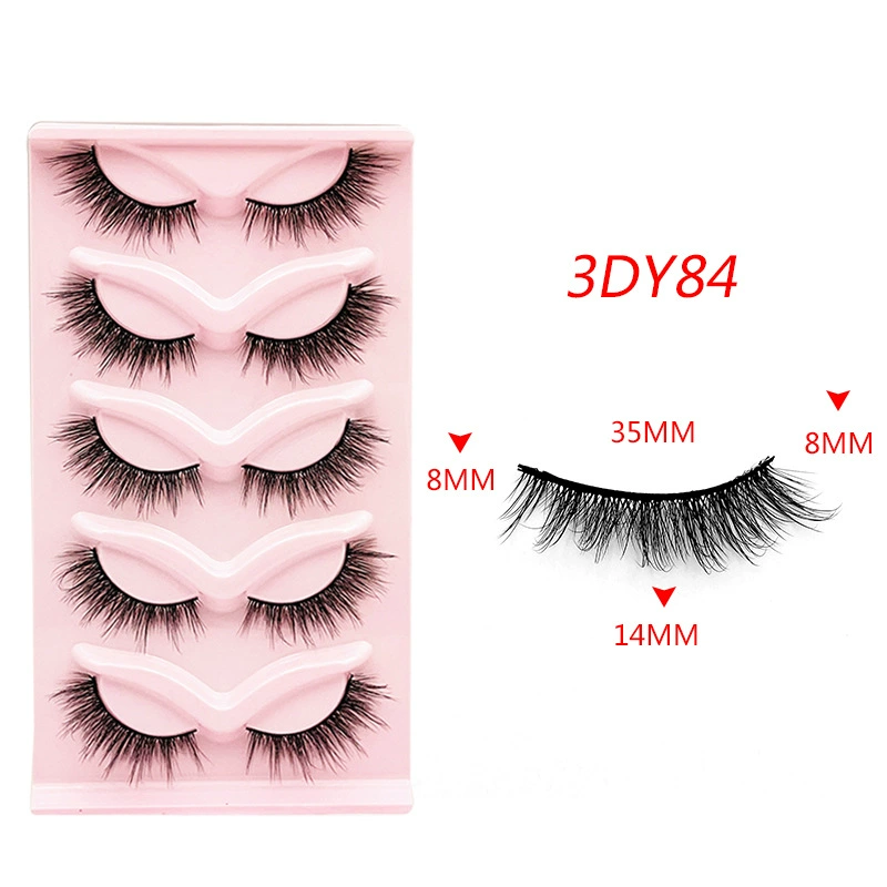False Eyelashes Cat-Eye 3D, European Style, Assorted Styles (Multiple Specifications)
