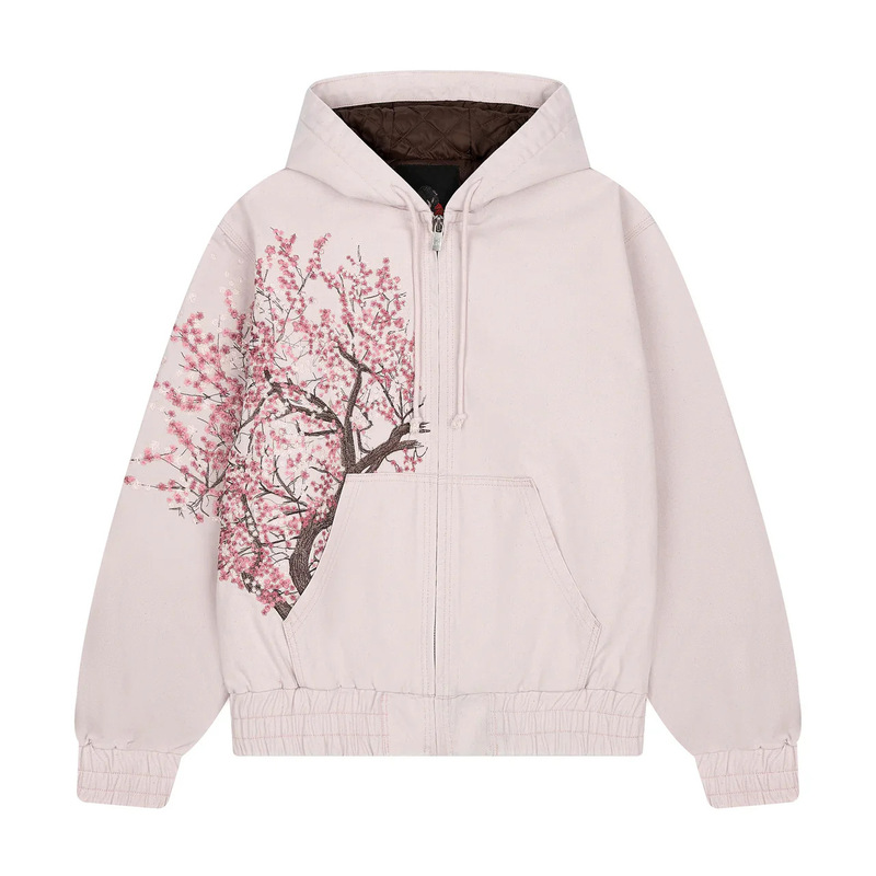 derschutze ヨーロッパとアメリカのレトロな梅の花の刺繍ストレートレッグパンツ、男性と女性用、多用途でパーソナライズされたストリートトレンディジーンズクロスボーダー|undefined