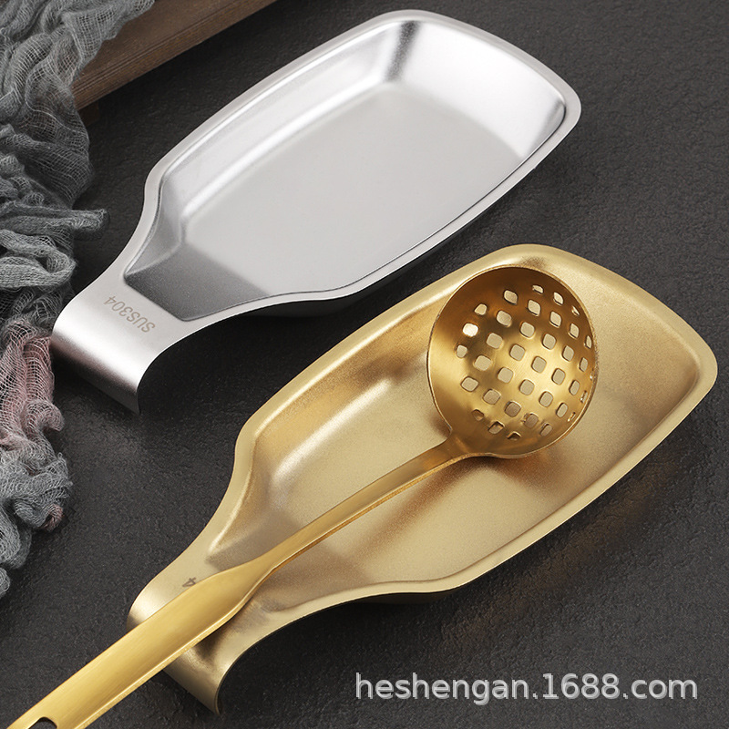 Kitchen buffet spatula shelving 304 stainless steel tray creative Japanese and Korean style Spoon soup spoon storage rack