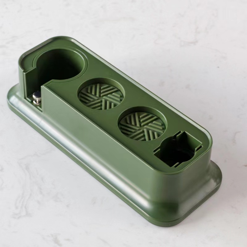 De calidad alimentaria de acero inoxidable de presión de silicona de presión de alimentos de silicona polvo de presión de acero inoxidable Fundación Café polvo auxiliar de tela asiento de presión de fondo