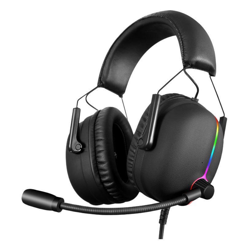 Auriculares computadora con cable juego primavera auriculares real física 7,1 multi-canal auriculares de cine en casa