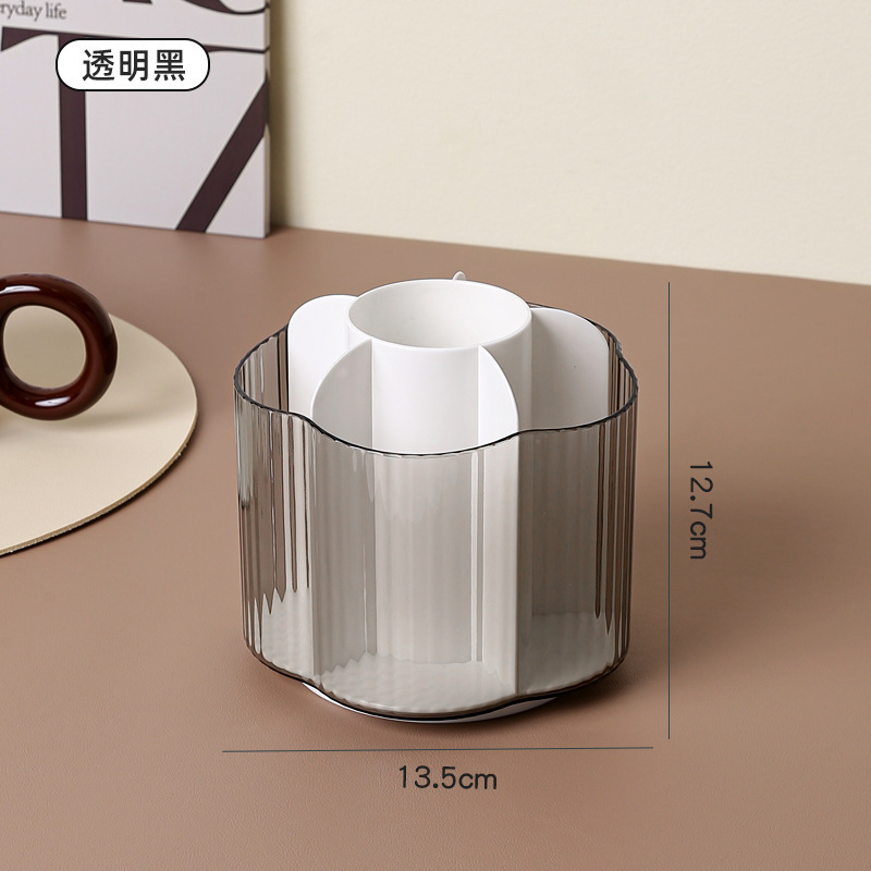 El valor facial alto es de 360 grados, el cilindro de la pluma giratorio, el escritorio multifuncional, la Caja de almacenamiento de gran capacidad, la papelería estudiantil y el estante de la pluma.