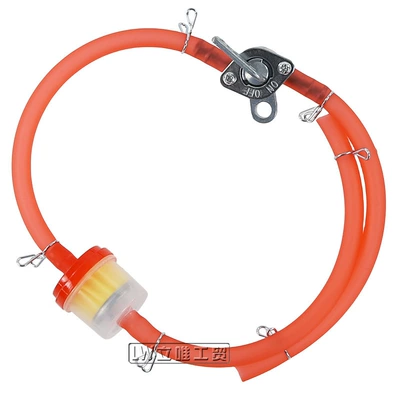 Motorcycle Scooter Off-Road Motorcycle Gasoline Filter Atv High-Quality Filter Element Gasoline Oil Cup with Oil Pipe (Digər kuzov və aksesuarlar) - red